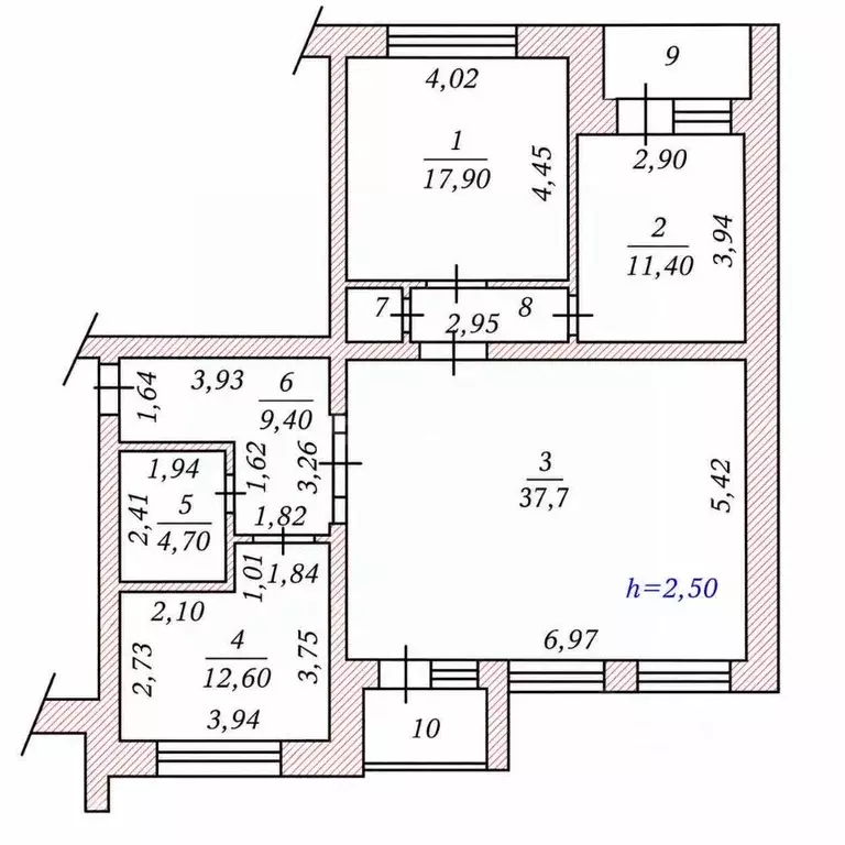 3-к кв. Чувашия, Чебоксары ул. Пирогова, 2 (83.8 м) - Фото 2