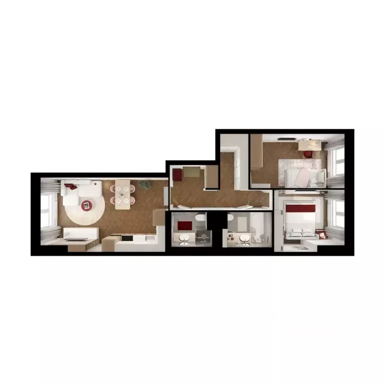 2-к кв. Московская область, Ленинский городской округ, Боброво пгт ... - Фото 1