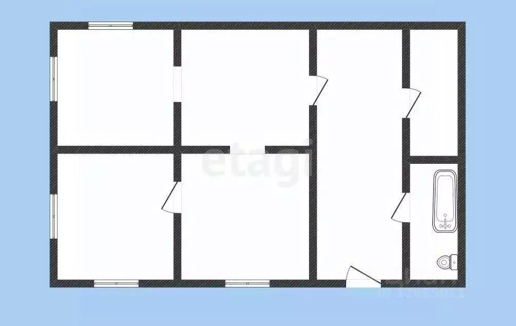 2-к кв. Костромская область, Нерехта ул. Ленина, 14 (38.0 м) - Фото 1