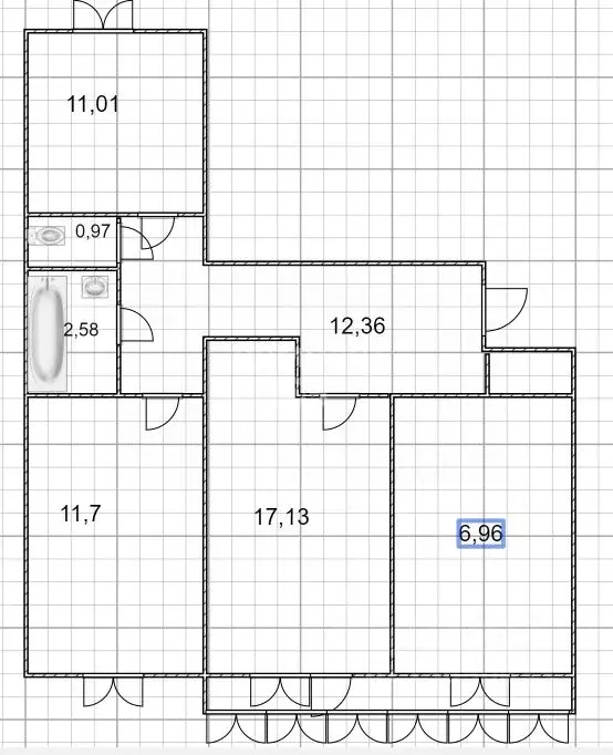 3-к кв. Ульяновская область, Ульяновск ул. Рябикова, 71 (63.6 м) - Фото 1