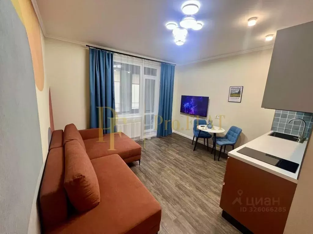 Студия Санкт-Петербург ул. Парфеновская, 7к1 (27.0 м) - Фото 1