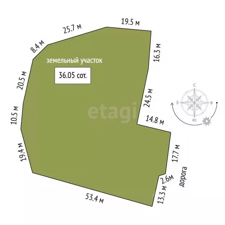 Участок в Башкортостан, Бирский район, Осиновский сельсовет, с. ... - Фото 2