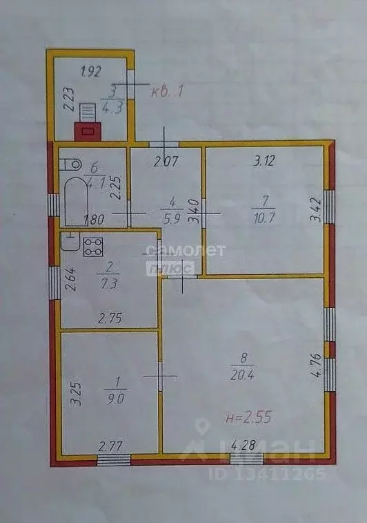 Дом в Ивановская область, Ивановский район, Куликовское с/пос, д. ... - Фото 2