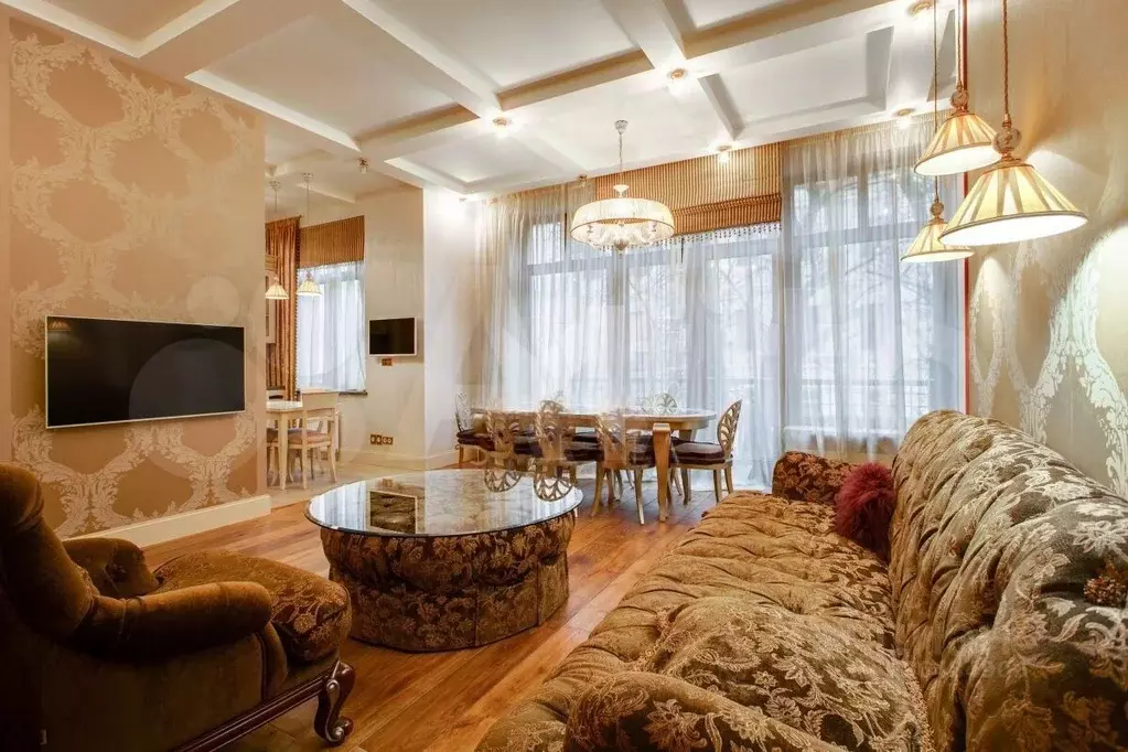 4-к. квартира, 125,8 м, 2/8 эт. - Фото 1