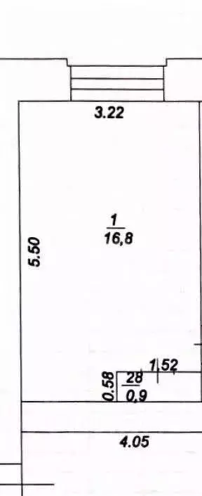 Комната Татарстан, Зеленодольск Северная ул., 5 (17.7 м) - Фото 2