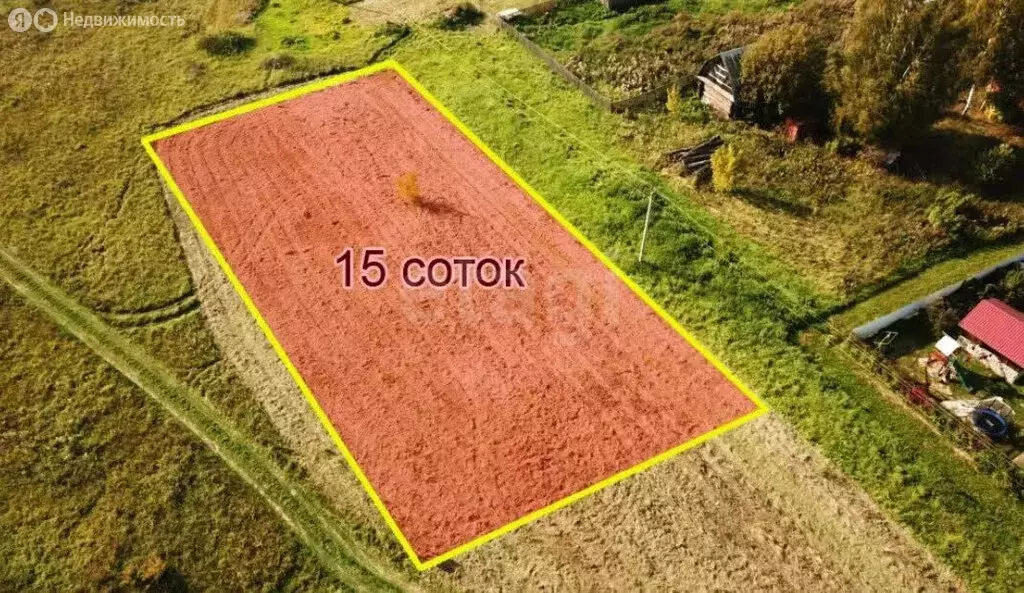 Участок в деревня Лекаревка, Цветочная улица (15.02 м) - Фото 1