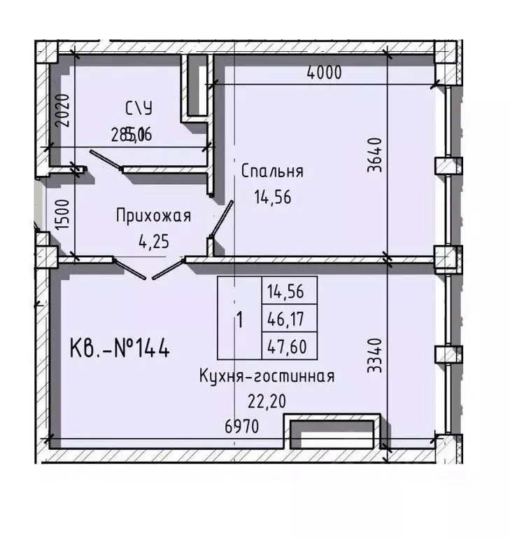 1-к кв. Кабардино-Балкария, Нальчик ул. Героя России Т.М. Тамазова, 5 ... - Фото 1