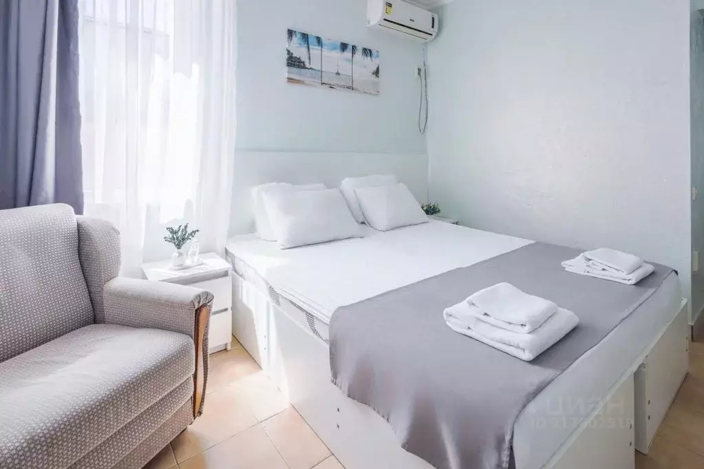 Комната Краснодарский край, Сириус пгт ул. Крамского, 13В (15.0 м) - Фото 1