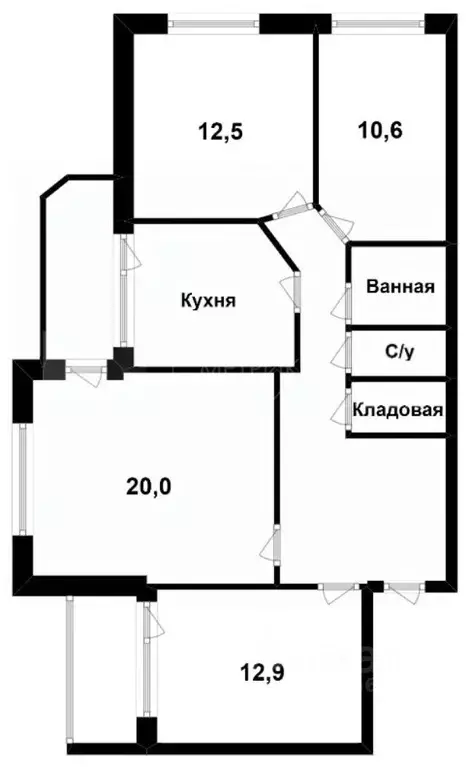 4-к кв. Тюменская область, Тюмень Широтная ул., 19 (100.0 м) - Фото 1