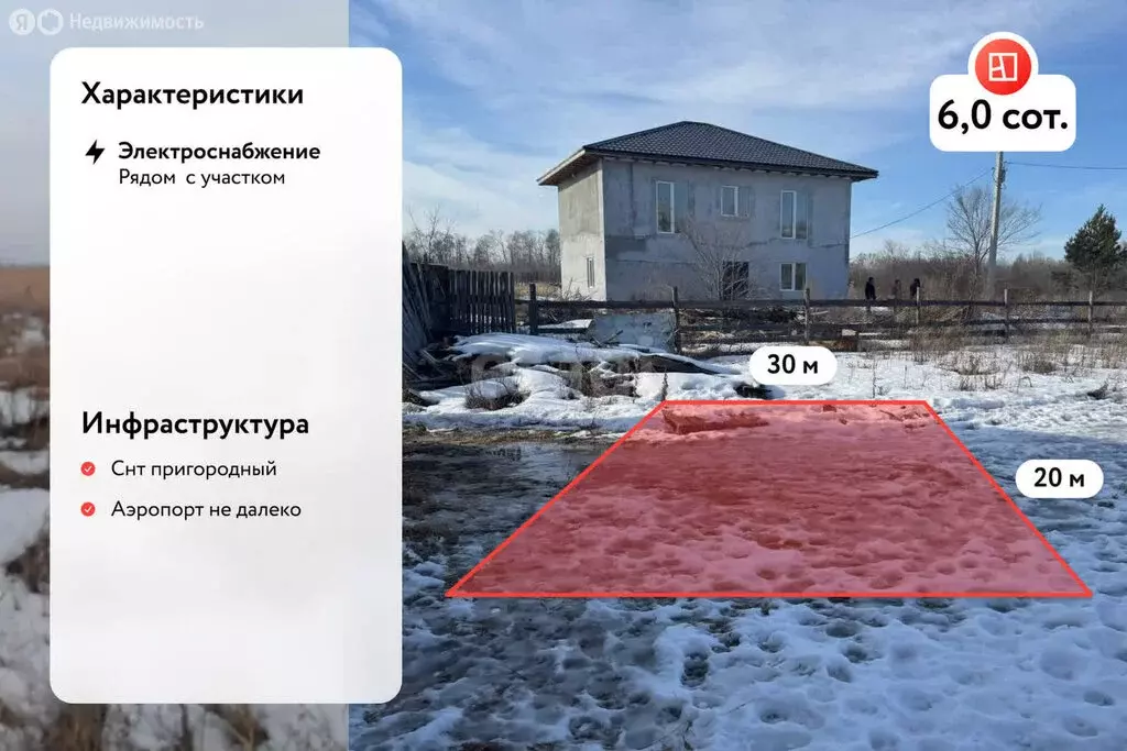 Участок в городской округ Ульяновск, посёлок Пригородный (6 м) - Фото 0