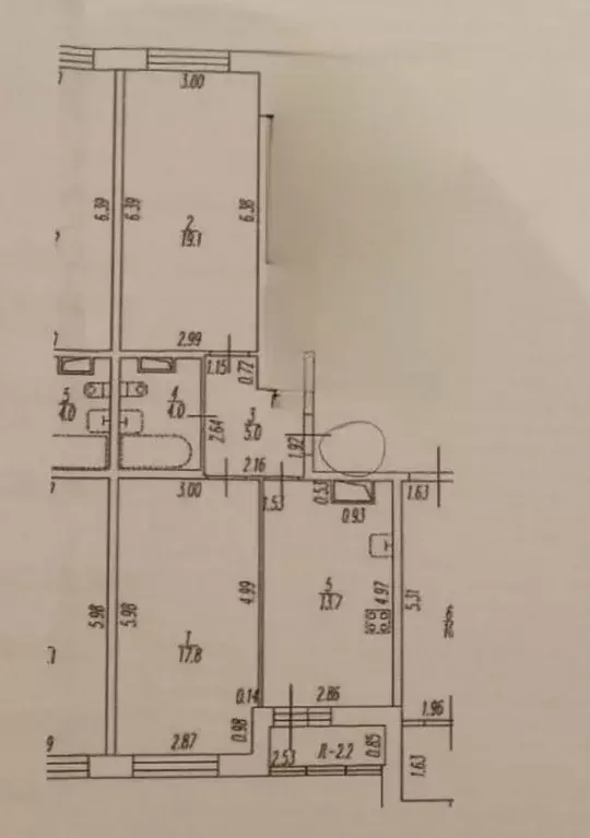 2-к кв. Ленинградская область, Мурино Всеволожский район, бул. ... - Фото 0