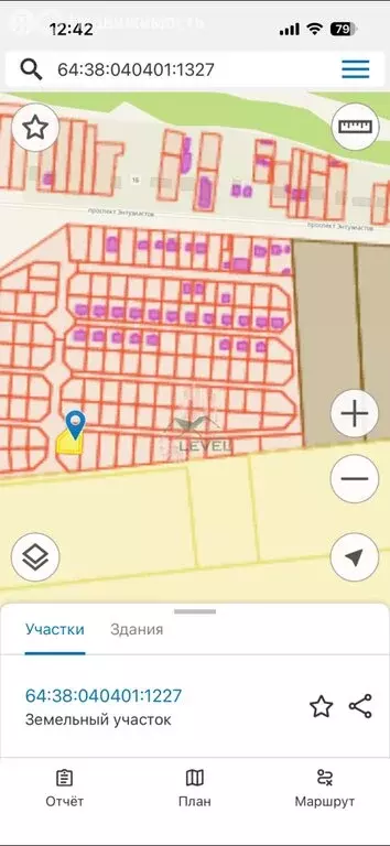 Участок в посёлок Пробуждение, микрорайон Энтузиастов (8 м) - Фото 1