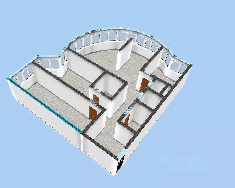 3-к кв. Краснодарский край, Геленджик ул. Мира, 40 (151.8 м) - Фото 2