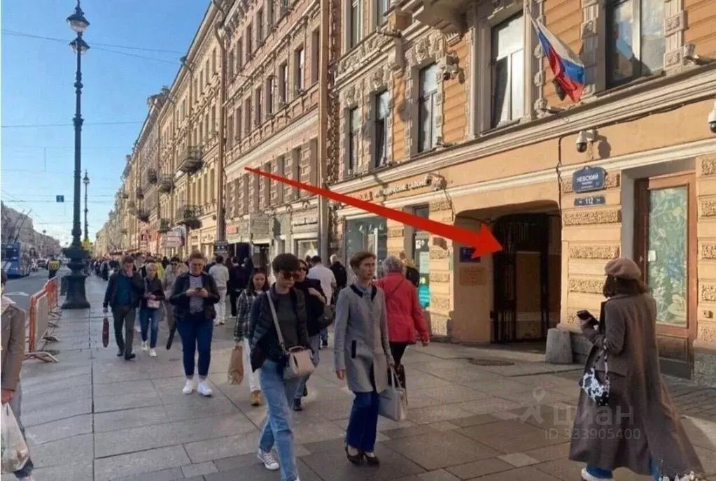 Помещение свободного назначения в Санкт-Петербург Невский просп., 112 ... - Фото 1