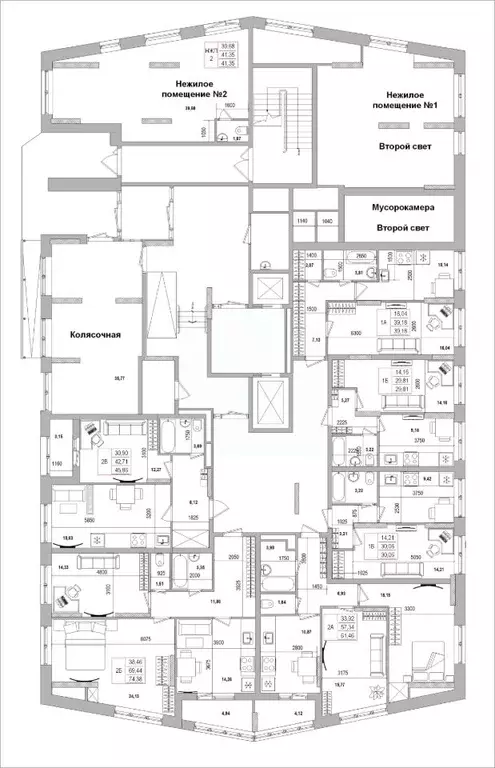 2-к кв. Белгородская область, Белгород Славянская ул. (74.38 м) - Фото 1