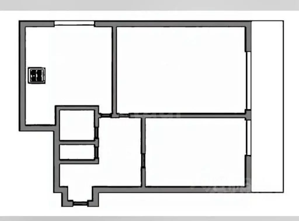 2-к кв. Москва Саратовская ул., 1К2 (50.0 м) - Фото 1