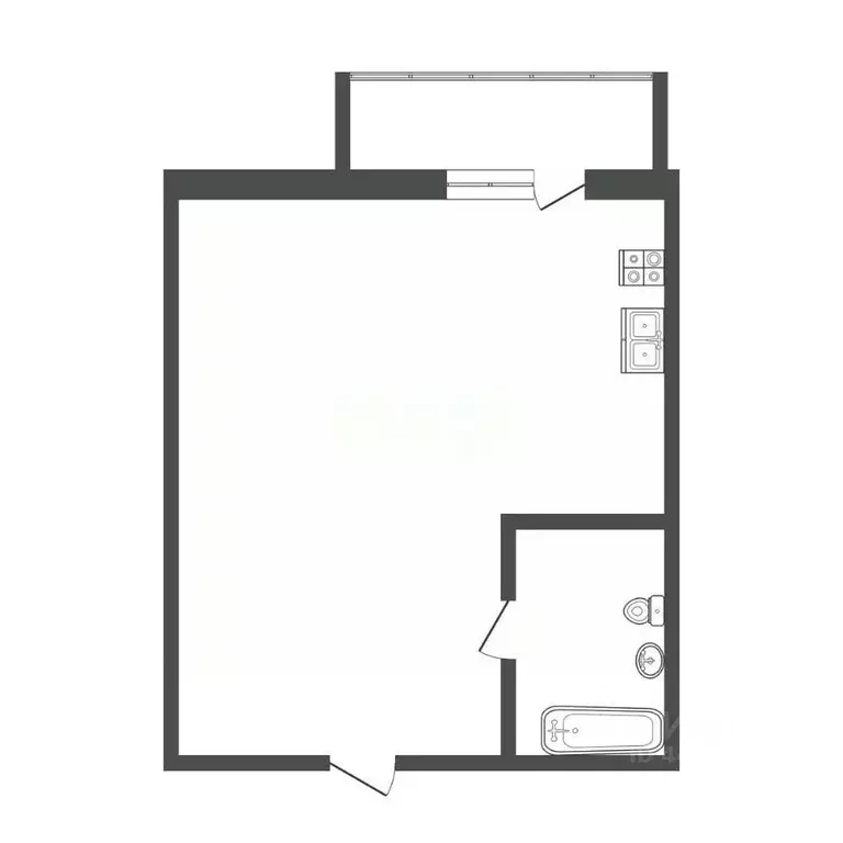 Студия Смоленская область, Смоленск Краснинское ш., 32 (19.9 м) - Фото 2