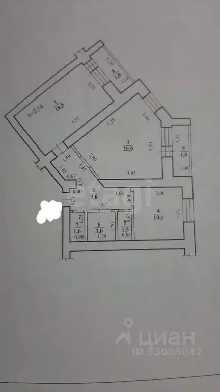 2-к кв. Забайкальский край, Чита Украинский бул., 15 (65.2 м) - Фото 2