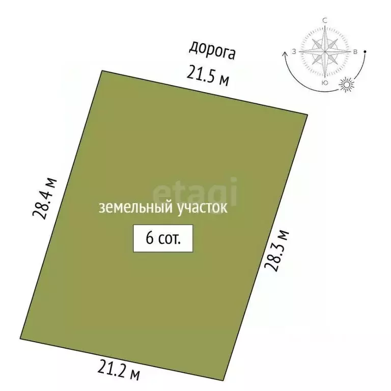 Участок в Ростовская область, Ростов-на-Дону ул. 8-я Конструктивная ... - Фото 1
