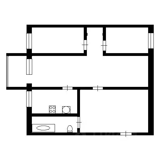 3-к кв. Пермский край, Березники Юбилейная ул., 46 (56.1 м) - Фото 2