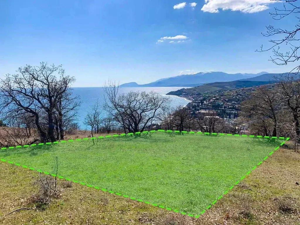 Участок в Крым, Алушта муниципальный округ, с. Малореченское  (15.0 ... - Фото 2