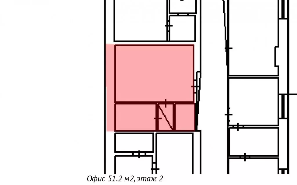 Офис (51.2 м) - Фото 1
