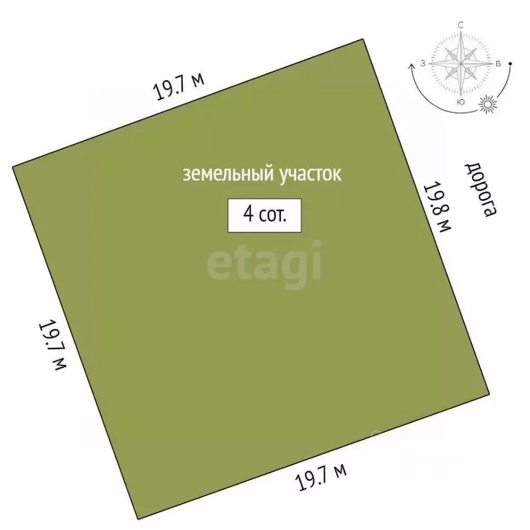 Участок в Тюменская область, Тюменский муниципальный округ, ... - Фото 2