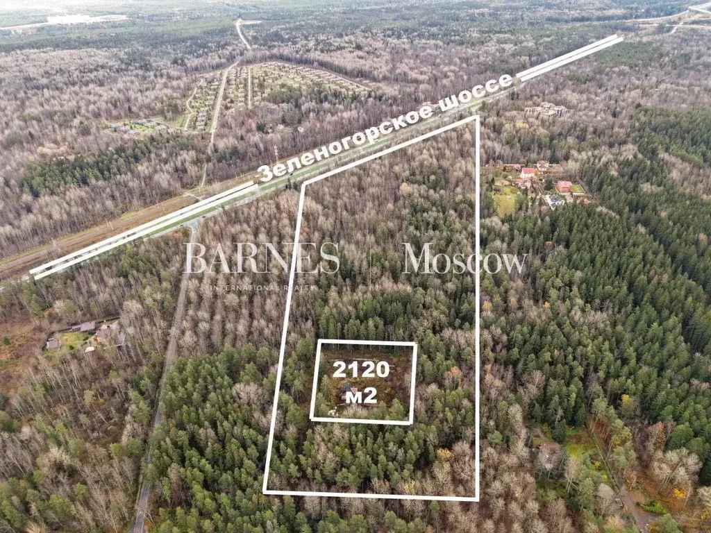 Участок в Санкт-Петербург пос. Солнечное, ул. Комсомольская, 22 (21.2 ... - Фото 1