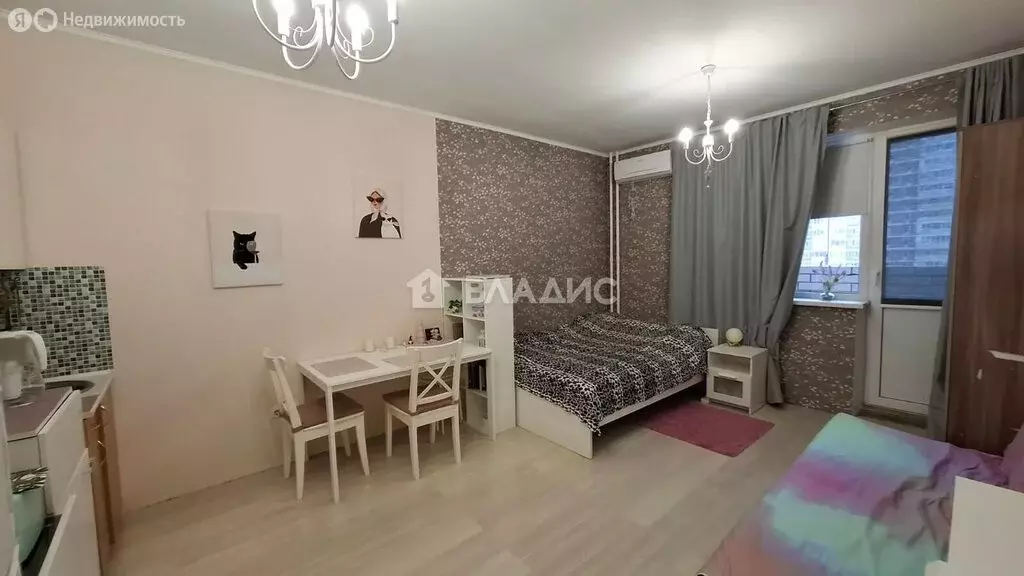 Квартира-студия: Краснодар, проспект имени писателя Знаменского, 20 ... - Фото 1