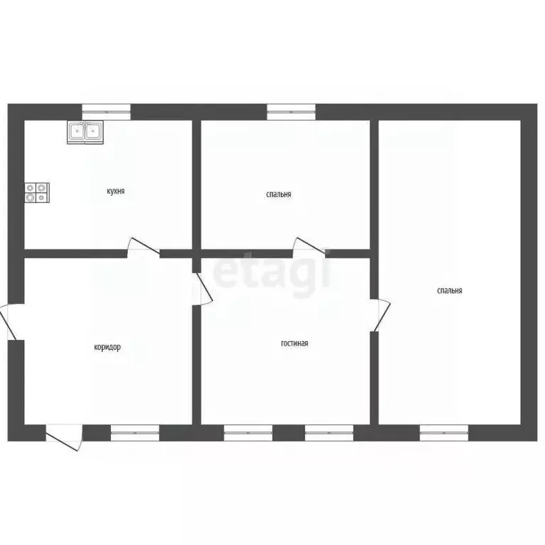 Дом в Саратовская область, Романовский район, с. Большой Карай ... - Фото 1