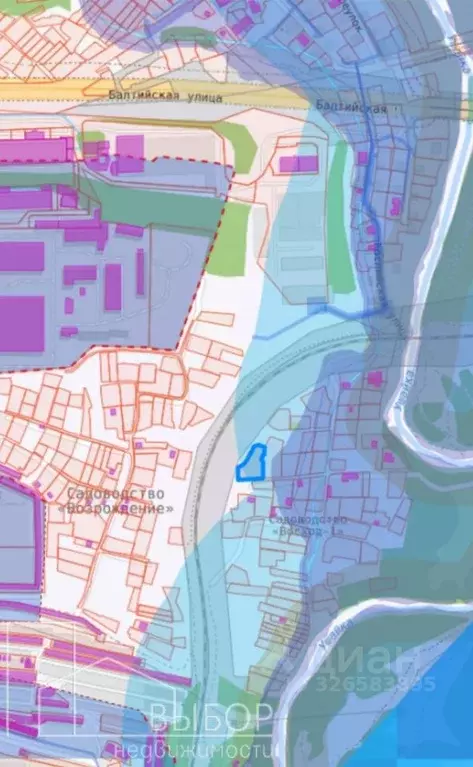 Участок в Томская область, Томск Восход-1 садовое товарищество, 47 ... - Фото 1