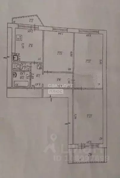 3-к кв. Самарская область, Самара ул. Стара-Загора, 180 (65.9 м) - Фото 2