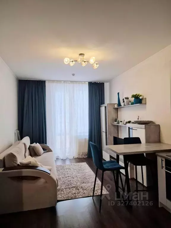 Студия Санкт-Петербург аллея Арцеуловская, 21 (22.0 м) - Фото 1