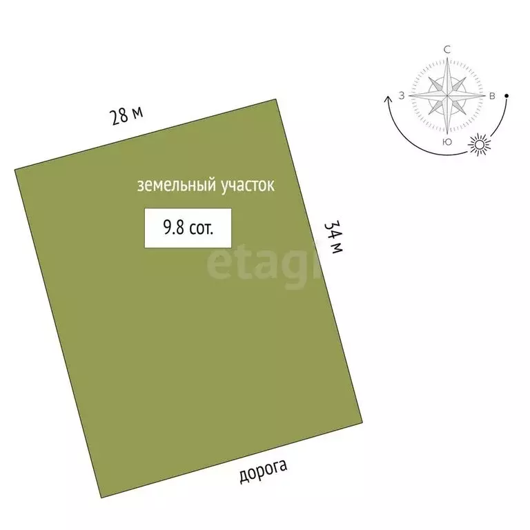 Участок в Балашов, улица Территория Кирпичного Завода (9.8 м) - Фото 1