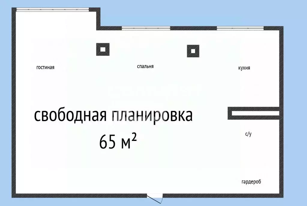 2-к кв. Дагестан, Каспийск ул. Магомедали Магомеджановa, 29А (65.0 м) - Фото 2