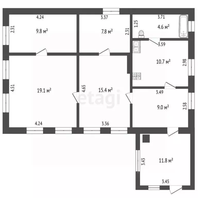 6-к кв. Ростовская область, Мясниковский район, с. Крым ул. Лукашина, ... - Фото 1