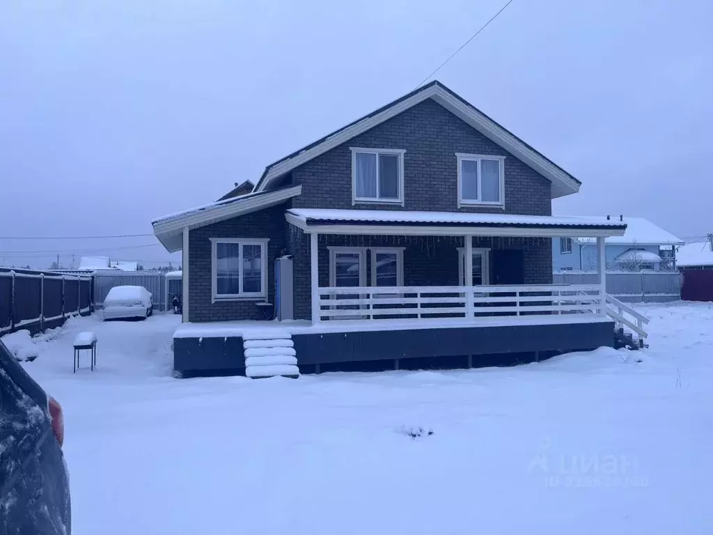 Коттедж в Ленинградская область, Ломоносовский район, Лопухинское ... - Фото 1