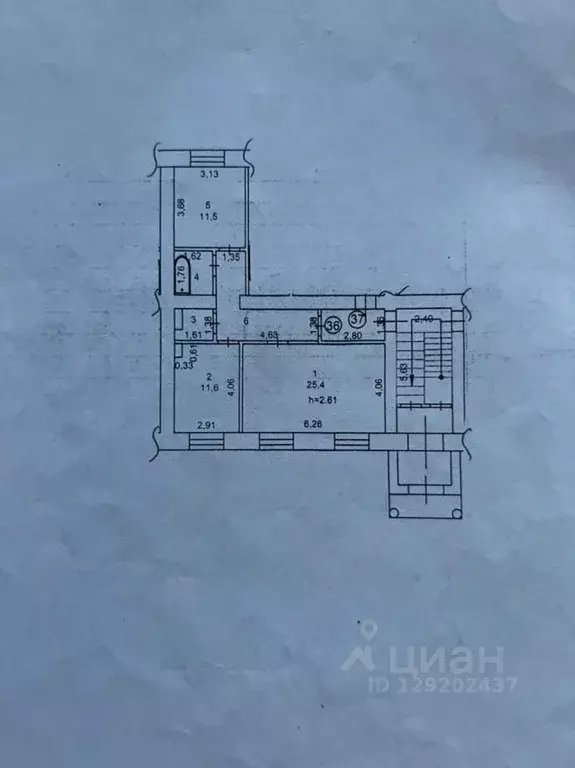 2-к кв. Иркутская область, Иркутск ул. Ржанова, 25 (62.0 м) - Фото 2