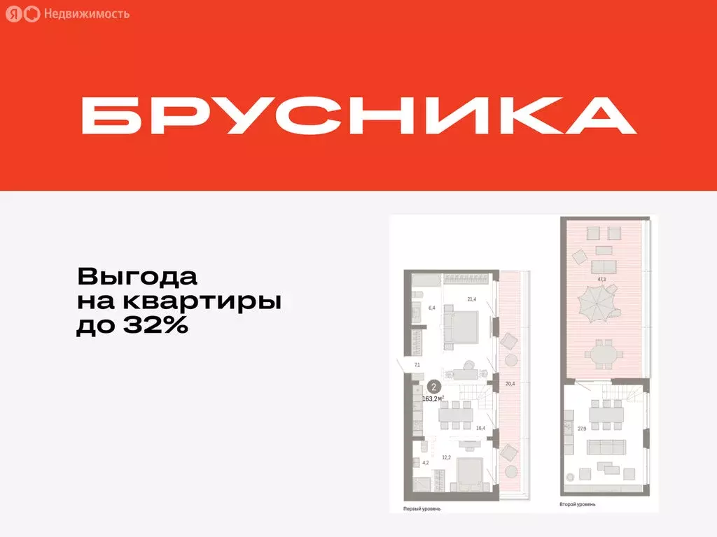 2-комнатная квартира: Тюмень, жилой комплекс На Минской (163.21 м) - Фото 1