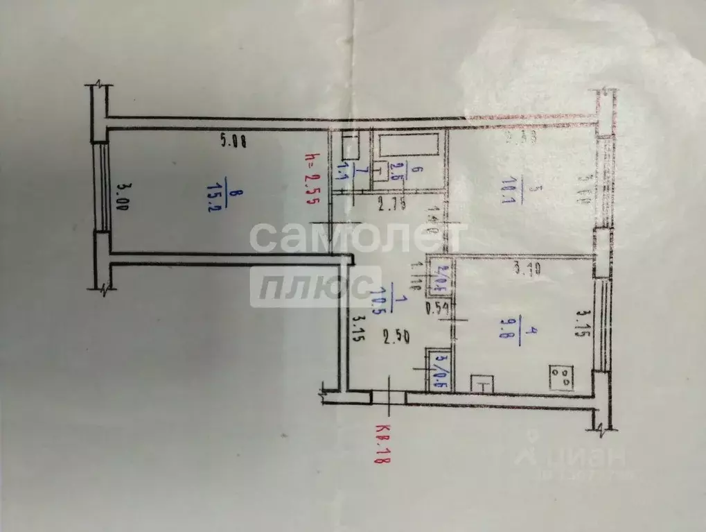 2-к кв. Забайкальский край, Чита Июньская ул., 10 (50.5 м) - Фото 2