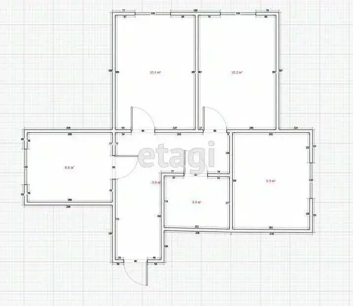 3-к кв. Костромская область, Галич Горная ул., 32 (51.7 м) - Фото 1