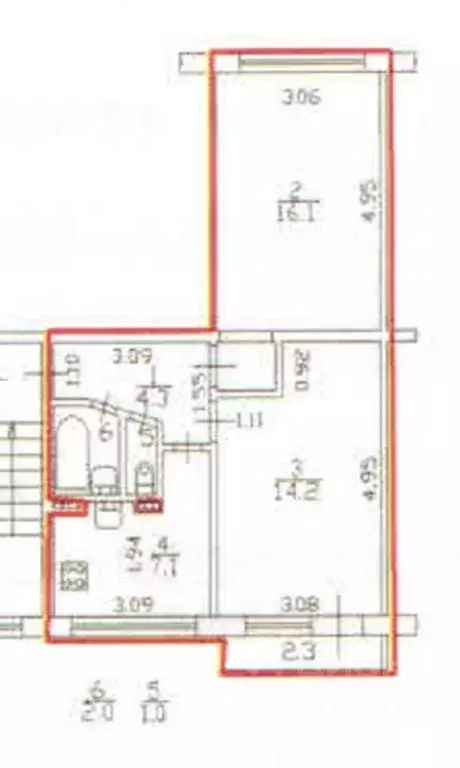 2-к кв. Санкт-Петербург Бухарестская ул., 94К3 (45.0 м) - Фото 1