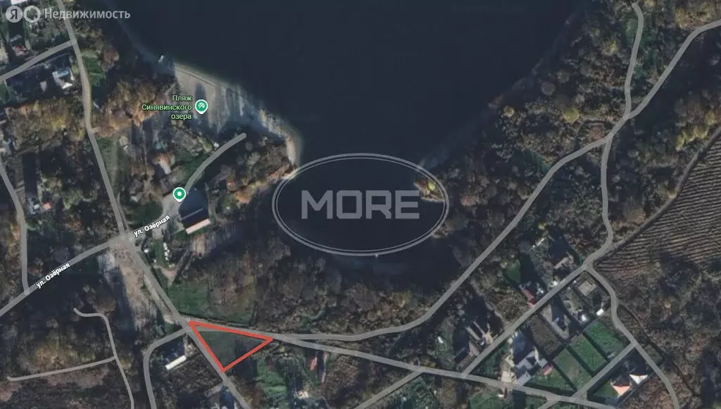 Участок в посёлок городского типа Янтарный, Заозёрная улица, 2 (12 м) - Фото 2