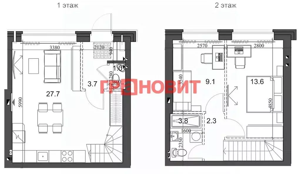 3-к кв. Новосибирская область, Новосибирский район, Мичуринский ... - Фото 1