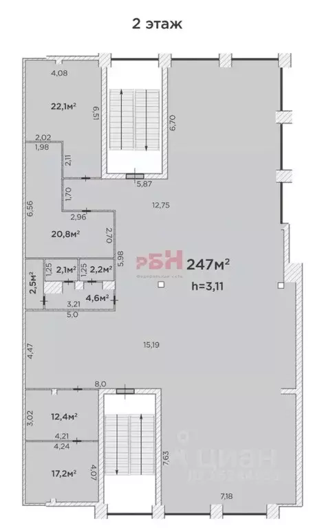 Офис в Тюменская область, Тюмень ул. Республики, 49 (331 м) - Фото 1