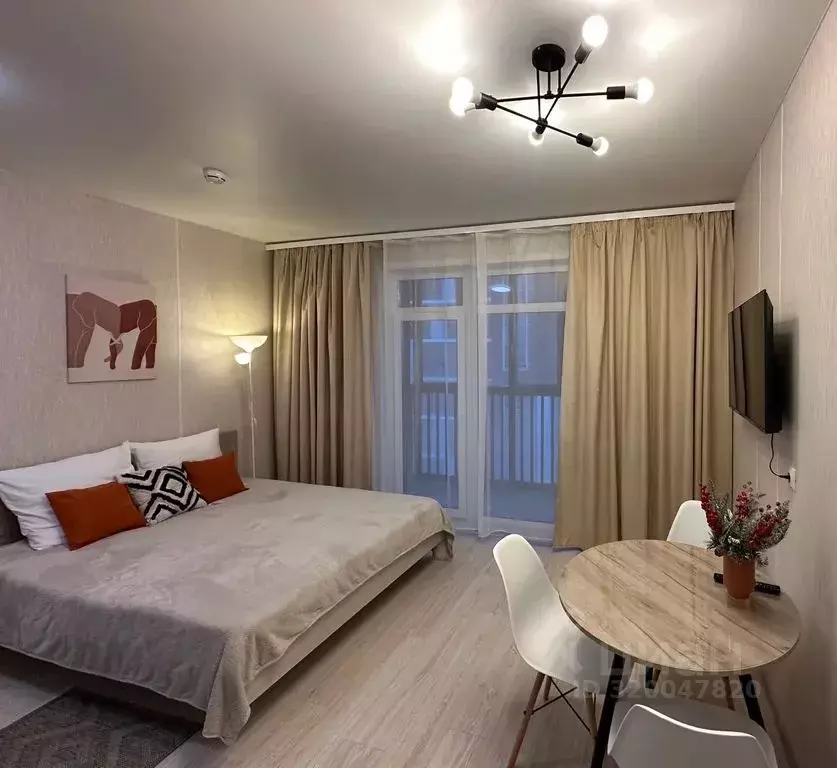 Студия Пермский край, Пермь ул. Барамзиной, 32В (32.0 м) - Фото 1