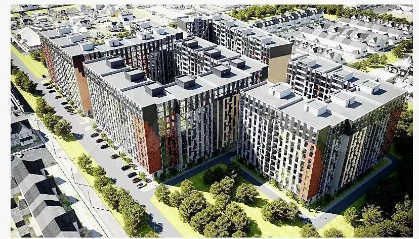 2-к. квартира, 67 м, 8/17 эт. - Фото 1