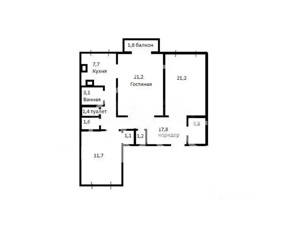 3-комнатная квартира: Самара, улица Александра Матросова, 15 (92.3 м) - Фото 2