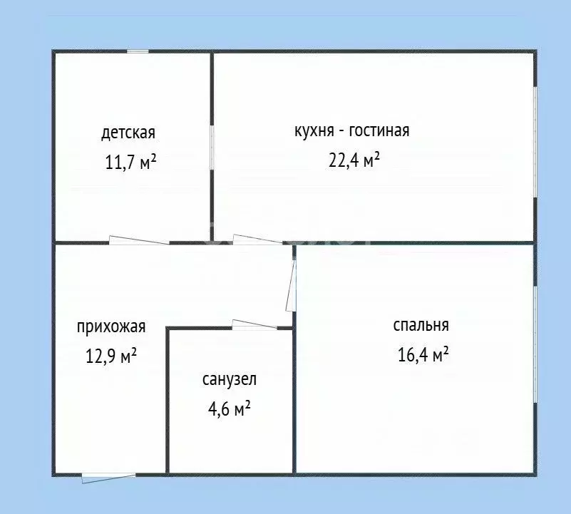 3-к кв. Дагестан, Каспийск ш. Каспийское, 17Б (68.0 м) - Фото 2