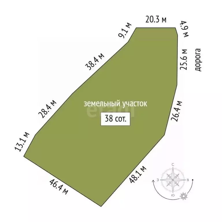 Участок в Калужская область, Медынский муниципальный округ, Брюхово ... - Фото 2